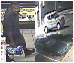 Picture of suspect and vehicles